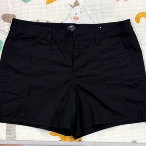 St. John's Bay Black Women’s Casual Bermuda Shorts
